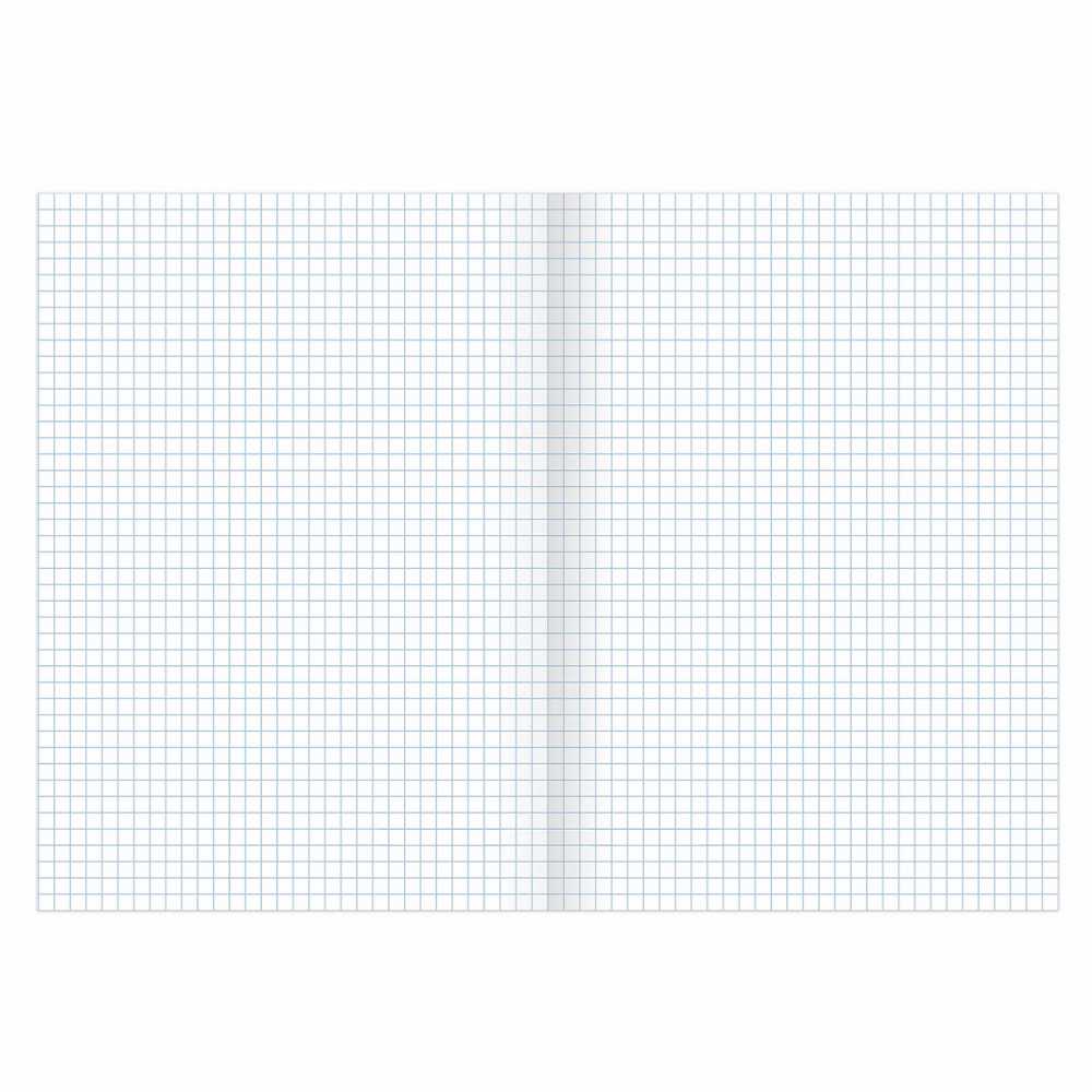 Тетрадь А4, 96 л., BRAUBERG скоба, клетка, обложка картон, INDAY