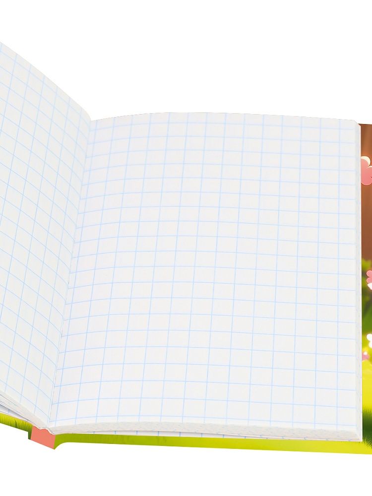 Блокнот А7 клетка, 64 листа, Пухлый котенок, глянцевый ламинат