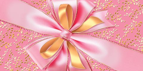 Конверт для денег Розовый бант