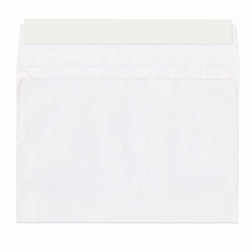 Конверт С5 (162х229 мм), отрывная лента, плотность 80 г/м2, 1шт.