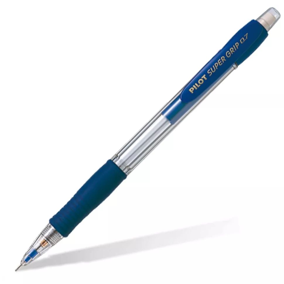 Карандаш механический PILOT Super Grip 0,7 мм синий H-187